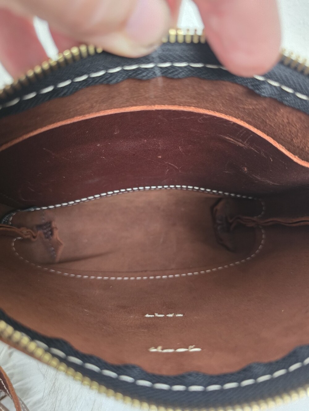 Portland Leather Goods  Crossbody Bag  Purse Brown - Picture 4 of 5